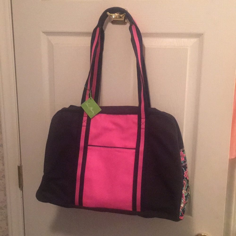 Vera Bradley Colorblock Duffel in Petal Paisley